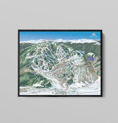 Beaver Creek Trail Map Canvas