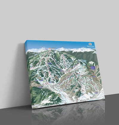 Beaver Creek Trail Map Canvas