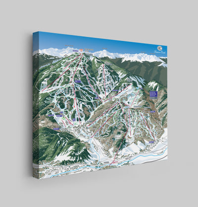 Beaver Creek Trail Map Canvas